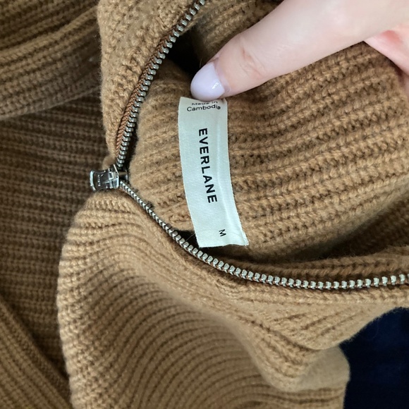 Everlane Men's The Felted Merino Half Zip - Picture 3 of 3